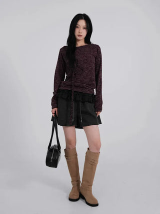Dooni Wide Knit Shorts