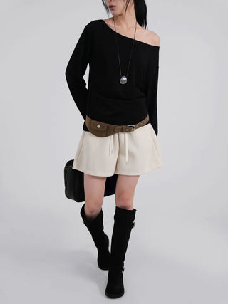 Dooni Wide Knit Shorts