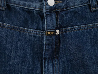Moco Folded Double Section Wide Jeans
