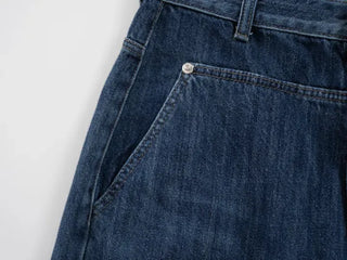 Moco Folded Double Section Wide Jeans