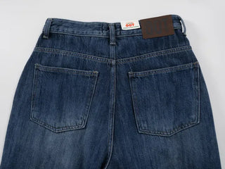 Moco Folded Double Section Wide Jeans