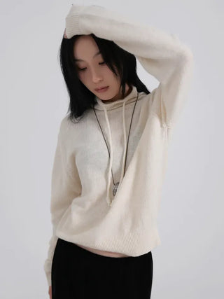 Dooku Wool Turtleneck Casual String Knit