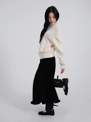 Dooku Wool Turtleneck Casual String Knit