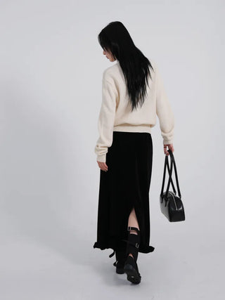 Dooku Wool Turtleneck Casual String Knit