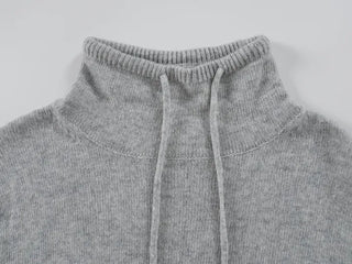 Dooku Wool Turtleneck Casual String Knit