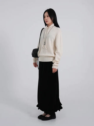 Dooku Wool Turtleneck Casual String Knit