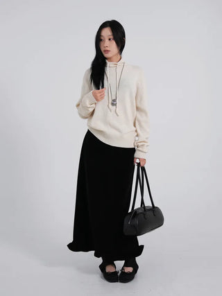 Dooku Wool Turtleneck Casual String Knit