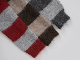 Laro V-Striped Loose Knit