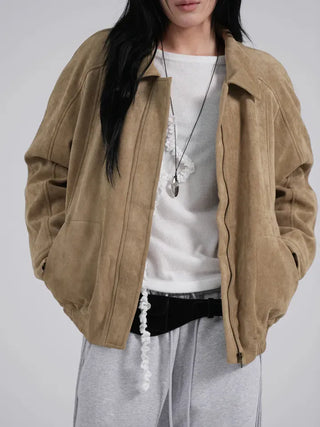 Ena Suede Blouson Jacket