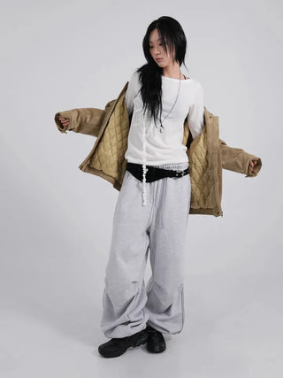 Ena Suede Blouson Jacket