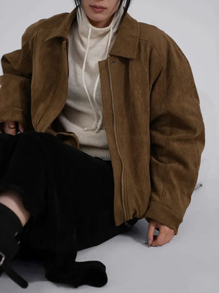 Ena Suede Blouson Jacket