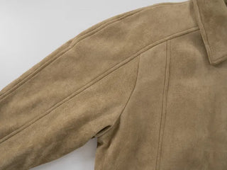 Ena Suede Blouson Jacket