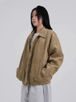 Ena Suede Blouson Jacket