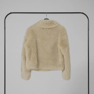 Saru Winter Big Collar Short Fur Jacket