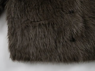 Saru Winter Big Collar Short Fur Jacket