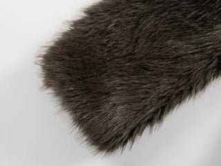 Saru Winter Big Collar Short Fur Jacket