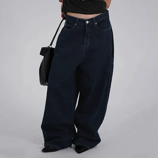 Thibault Deep Blue Stitch Carpenter Denim Pants