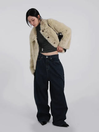 Thibault Deep Blue Stitch Carpenter Denim Pants