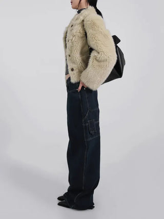 Thibault Deep Blue Stitch Carpenter Denim Pants