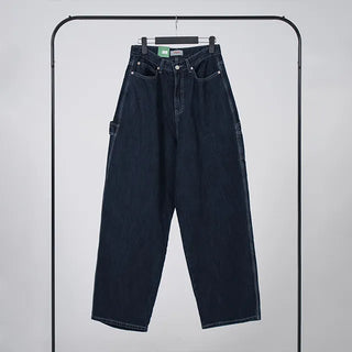 Thibault Deep Blue Stitch Carpenter Denim Pants