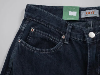 Thibault Deep Blue Stitch Carpenter Denim Pants