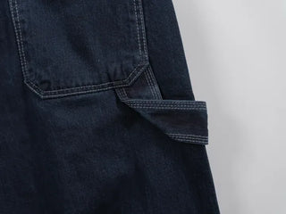 Thibault Deep Blue Stitch Carpenter Denim Pants
