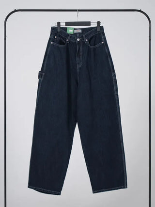 Thibault Deep Blue Stitch Carpenter Denim Pants