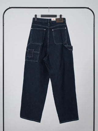 Thibault Deep Blue Stitch Carpenter Denim Pants
