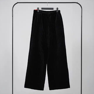 Luto Velvet Quilted Loose Fit Elastic Pants