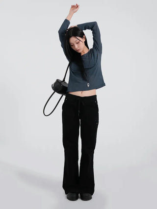 Somi Tencel Layered Long Sleeve T-shirt