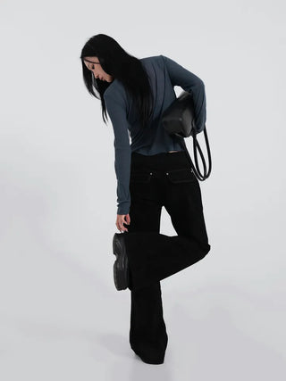 Somi Tencel Layered Long Sleeve T-shirt