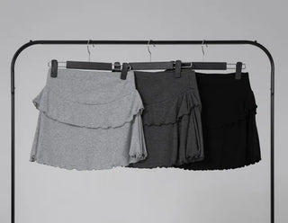 Lulu Frill Layered Mini Skirt