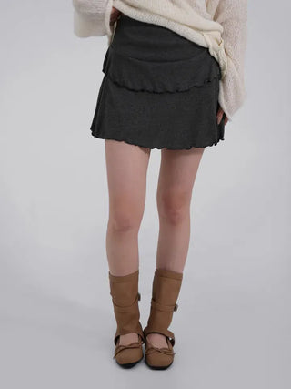 Lulu Frill Layered Mini Skirt