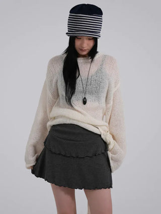 Lulu Frill Layered Mini Skirt
