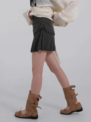 Lulu Frill Layered Mini Skirt