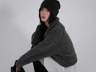 Iru Half-Zip Wool Knit