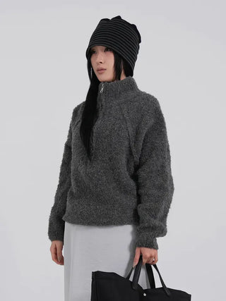 Iru Half-Zip Wool Knit