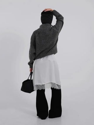 Iru Half-Zip Wool Knit