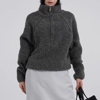 Iru Half-Zip Wool Knit