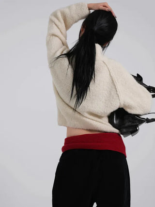 Iru Half-Zip Wool Knit