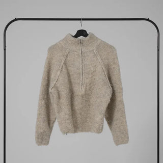 Iru Half-Zip Wool Knit