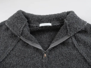 Iru Half-Zip Wool Knit