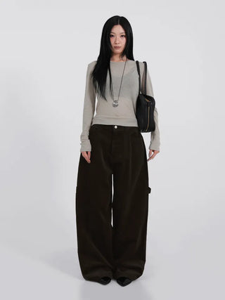 Lark Autumn Corduroy Carpenter Pants