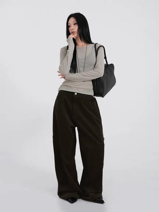 Lark Autumn Corduroy Carpenter Pants