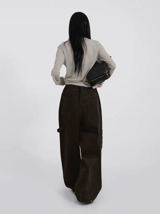 Lark Autumn Corduroy Carpenter Pants