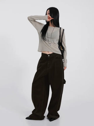 Lark Autumn Corduroy Carpenter Pants