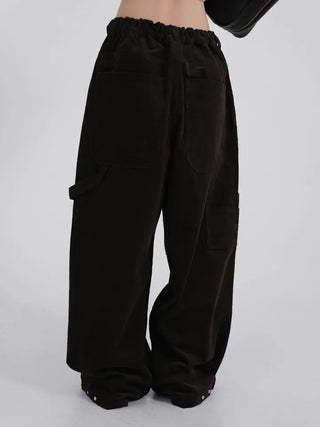 Lark Autumn Corduroy Carpenter Pants