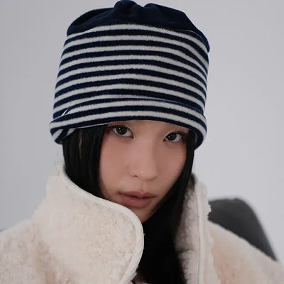 Nero Stripe Winter Beanie