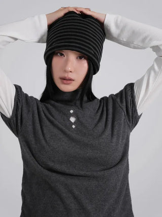 Nero Stripe Winter Beanie