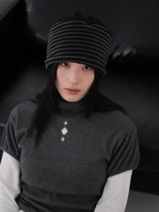 Nero Stripe Winter Beanie